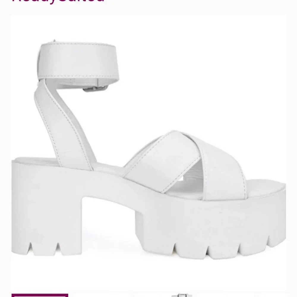 READYSALTED / WHITE / JAFFA/ DOUBLE CROSS STAP / SIZE 39/8